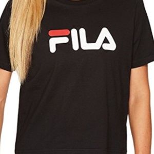 FILA Black Logo T-Shirt from Shopbop Size XS